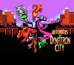 Defenders of Dynatron City Screen 1